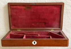 Original American Walnut Case for Colt Model 1849 Pocket Percussion Revolver with 5 inch barrel.